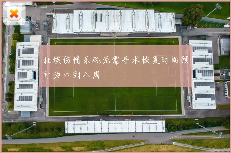 杜埃伤情乐观无需手术恢复时间预计为六到八周